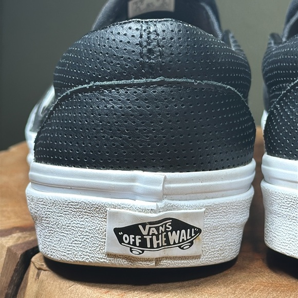 VANS Asher Perforated Leather Slip-On (Unisex - Men’s 7, Woman’s 8 1/2) - Picture 4 of 16